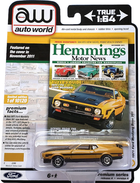 新規出店AutoWorldオートワールド/\'71 Fordフォード Mustangマスタング Machマッハ1 1/18 希少 アーテル