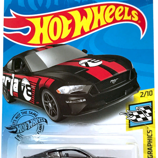 2020 Hot Wheels Mainline 092 2018 Ford Mustang GT Black GHF98