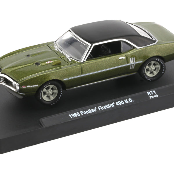 2020 M2 Machines Auto Drivers #R712049 - 1968 Pontiac Firebird 400 H.O.  (Green)